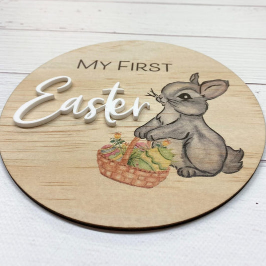 3D My First Easter Plaque – Bunny
