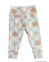 Boho Neutral floral leggings
