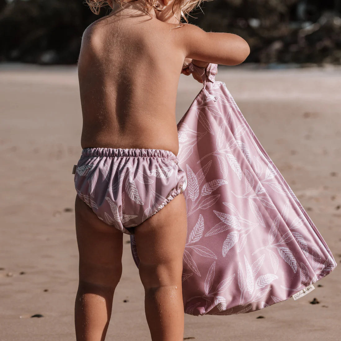 ECONAPS SWIM NAPPY | MAUVE NATIVES