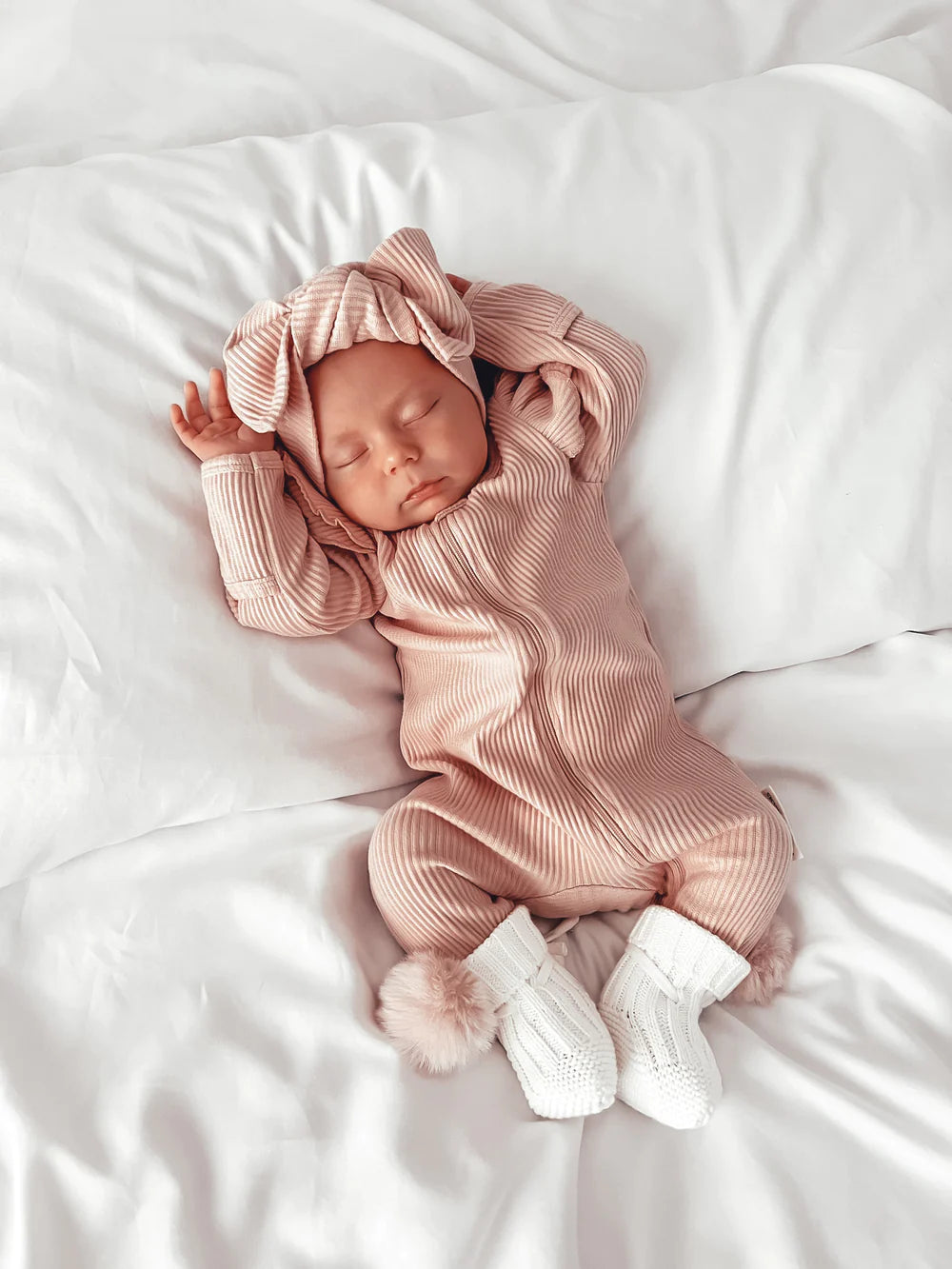 Petal Pink Ruffle Onesie