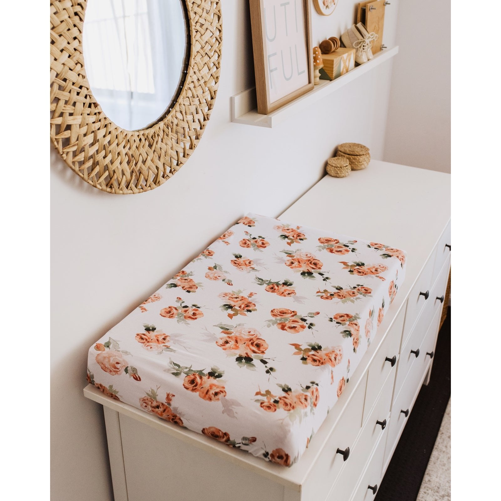 Rosebud | Bassinet Sheet / Change Pad Cover