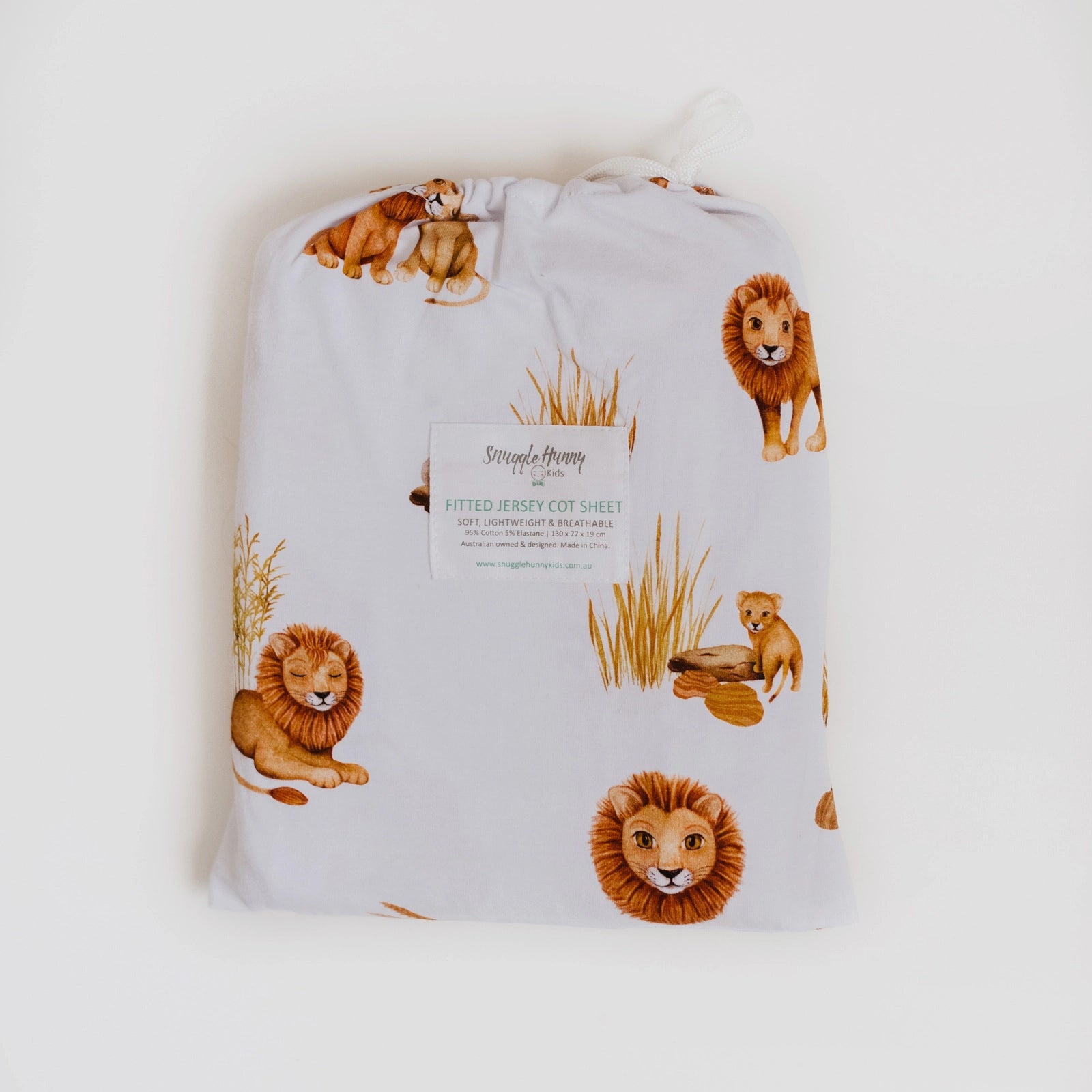 Lion | Fitted Cot Sheet