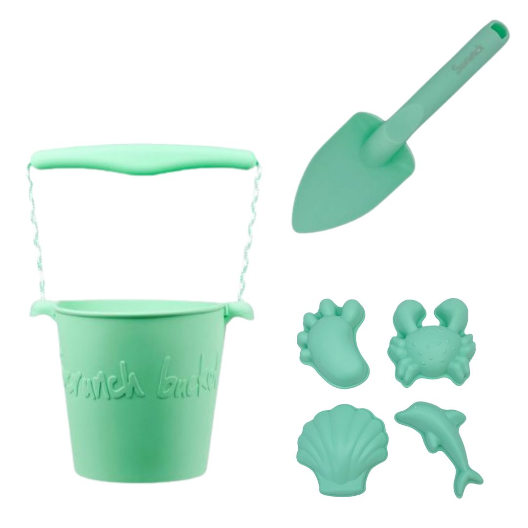 Scrunch Sand Play Set - Mint