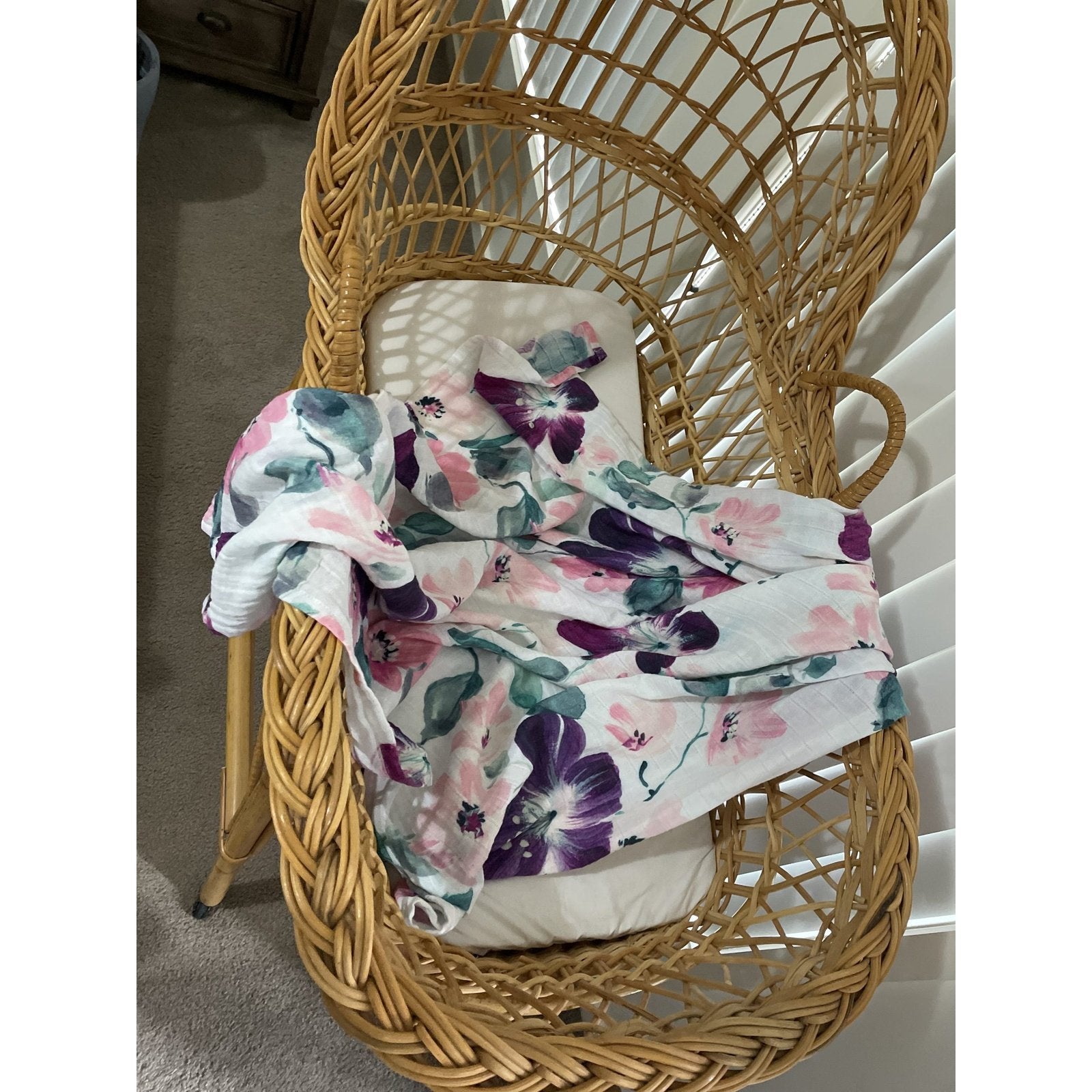 Organic Muslin Wrap | Sorbet Bloom
