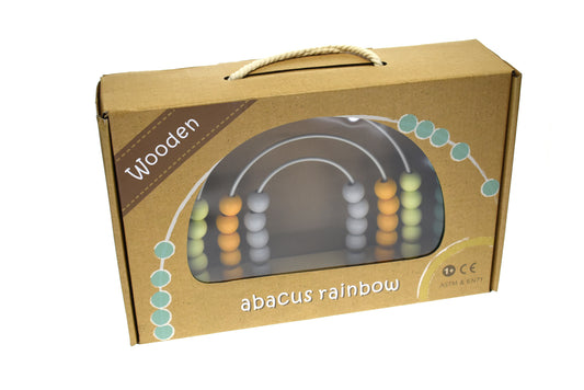 Calm & Breezy Rainbow Abacus Olive