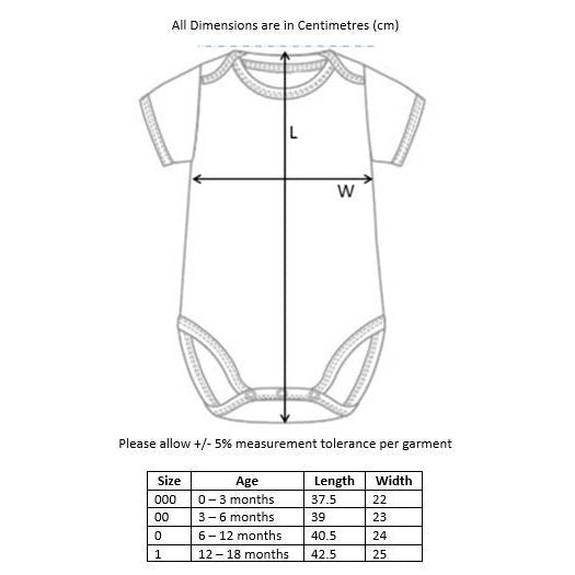 Short Sleeve Baby Bodysuit | Cece - The Clever Fox