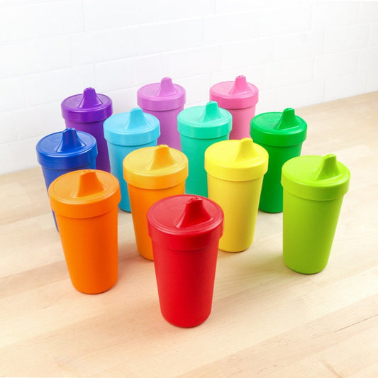 Replay Sippy Cups are super colourful, durable and light cups for little ones that will stand the toddler test. These cups are extremely sturdy and available in a wonderful rainbow of colours.