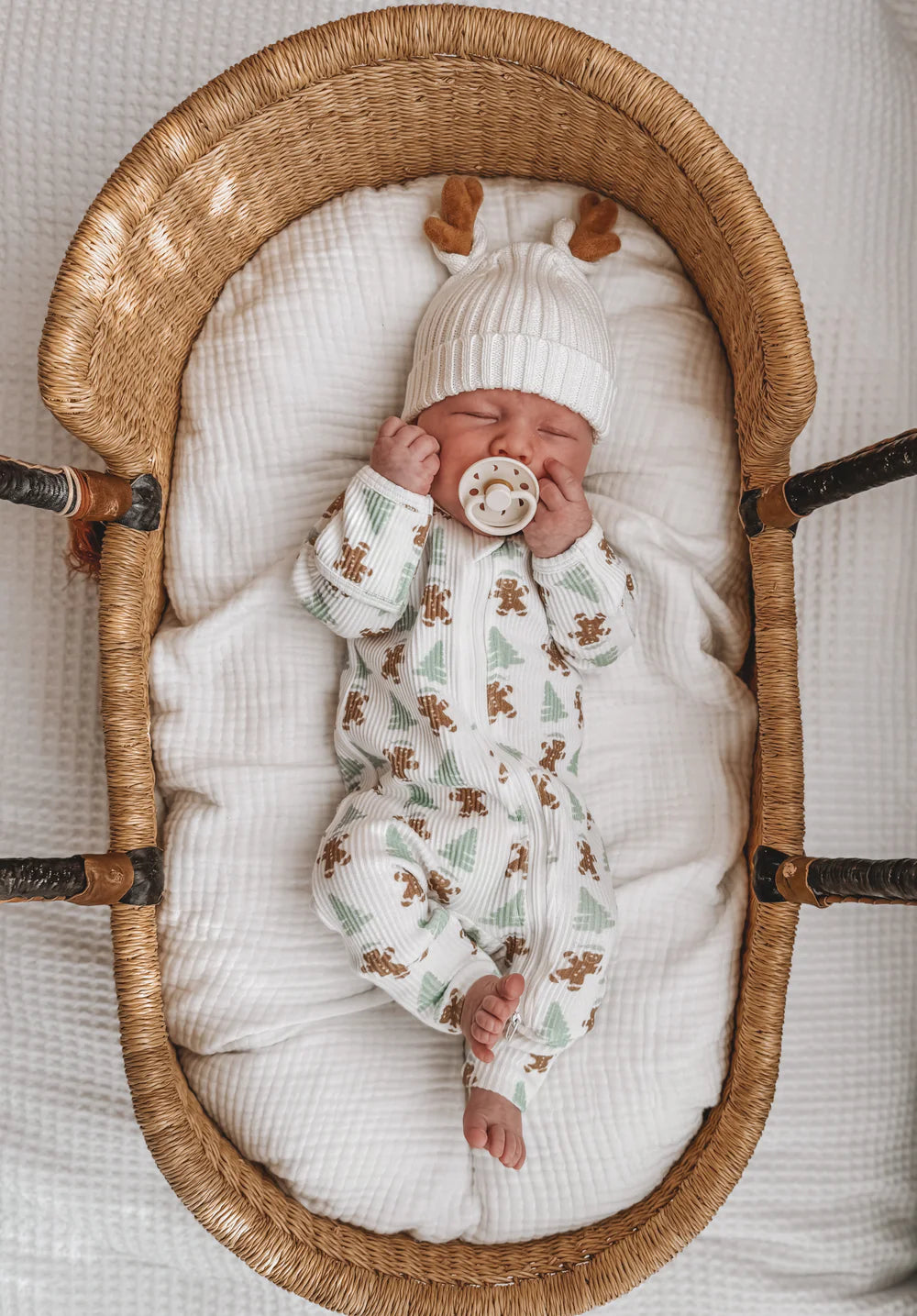 Mint Gingerbread Romper