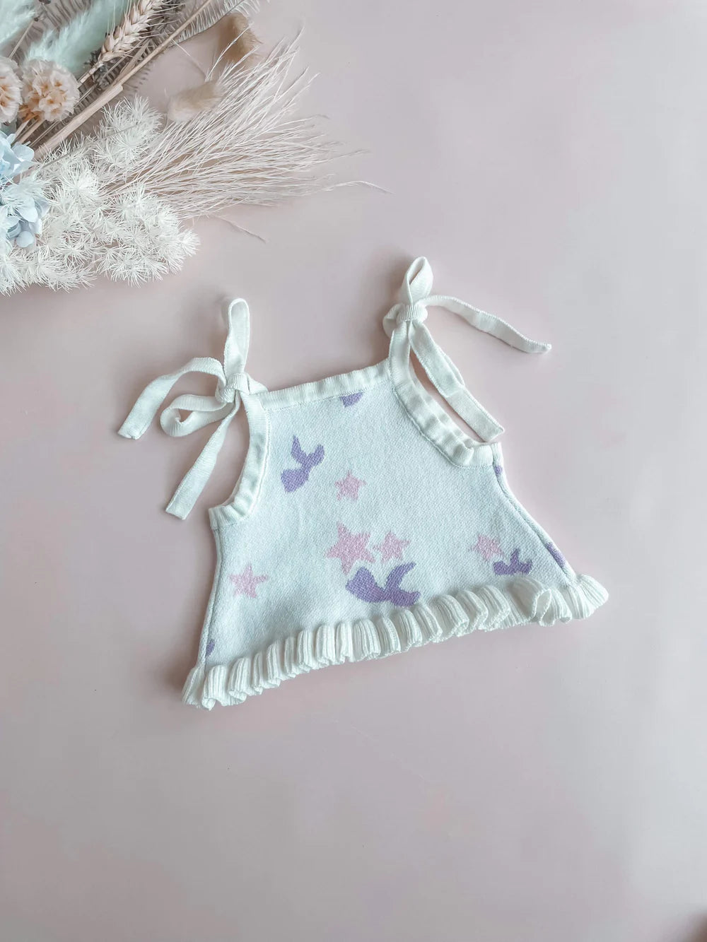 Mermaid Tie Frill Singlet