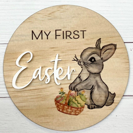 3D My First Easter Plaque – Bunny
