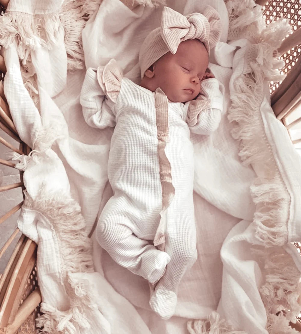 Waffle online onesie baby