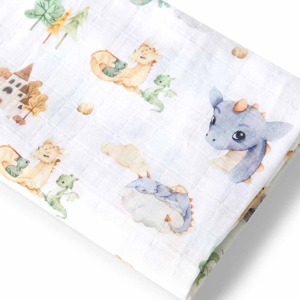 Snuggle Hunny Kids Dragon Organic Muslin Wrap