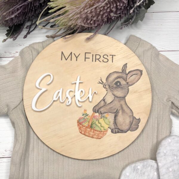 3D My First Easter Plaque – Bunny