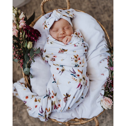 Boho Posy Topknot Headband