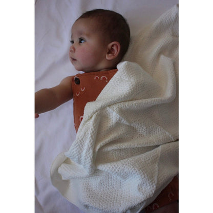 Diamond White Baby Blanket