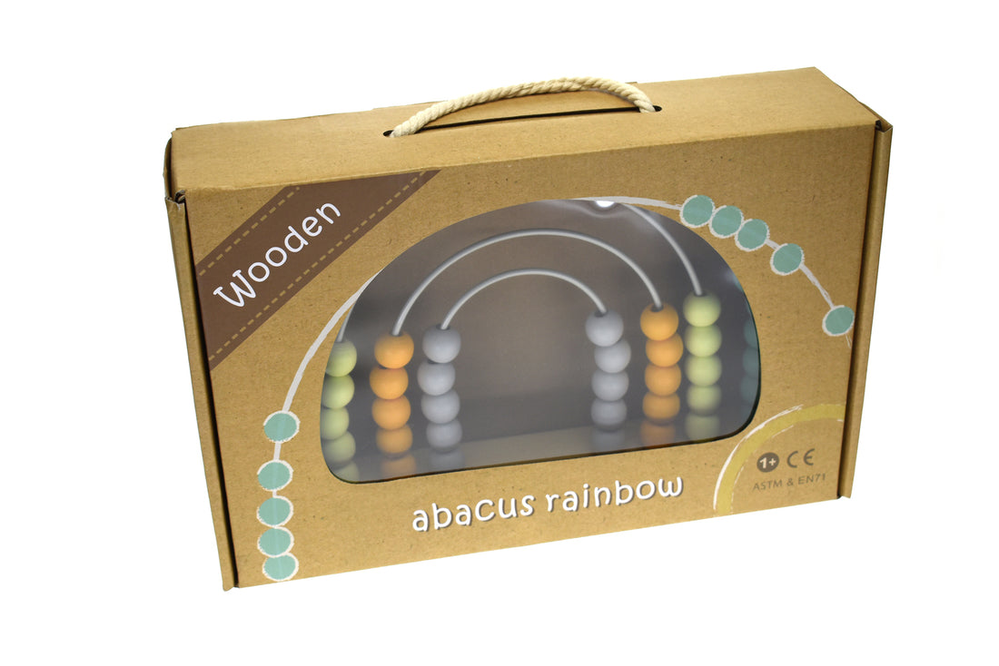 Calm &amp; Breezy Rainbow Abacus Olive