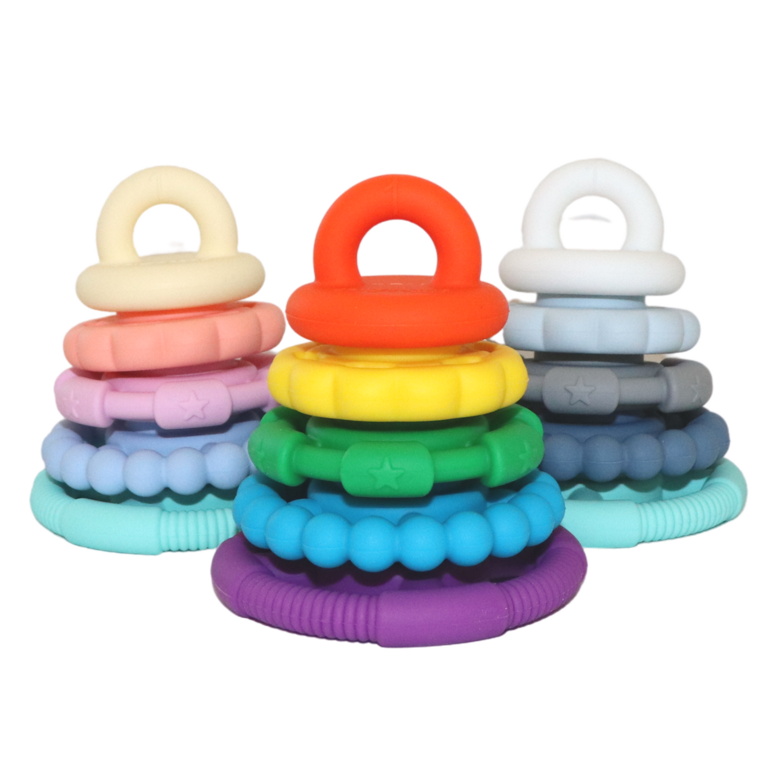 Rainbow Stacker and Teether Toy