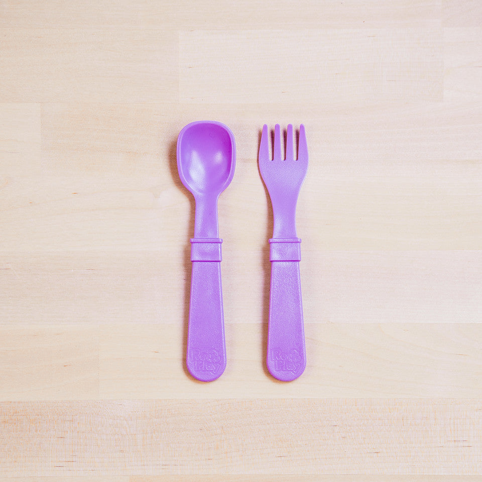 Re-Play | Fork &amp; Spoon Set - Various Colours