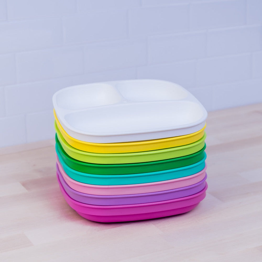 Re-Play Divided Plate are the perfect plate for kids of all ages.  Divided Plates are perfect for everyday use as well as outdoor parties, picnics, and barbecues.